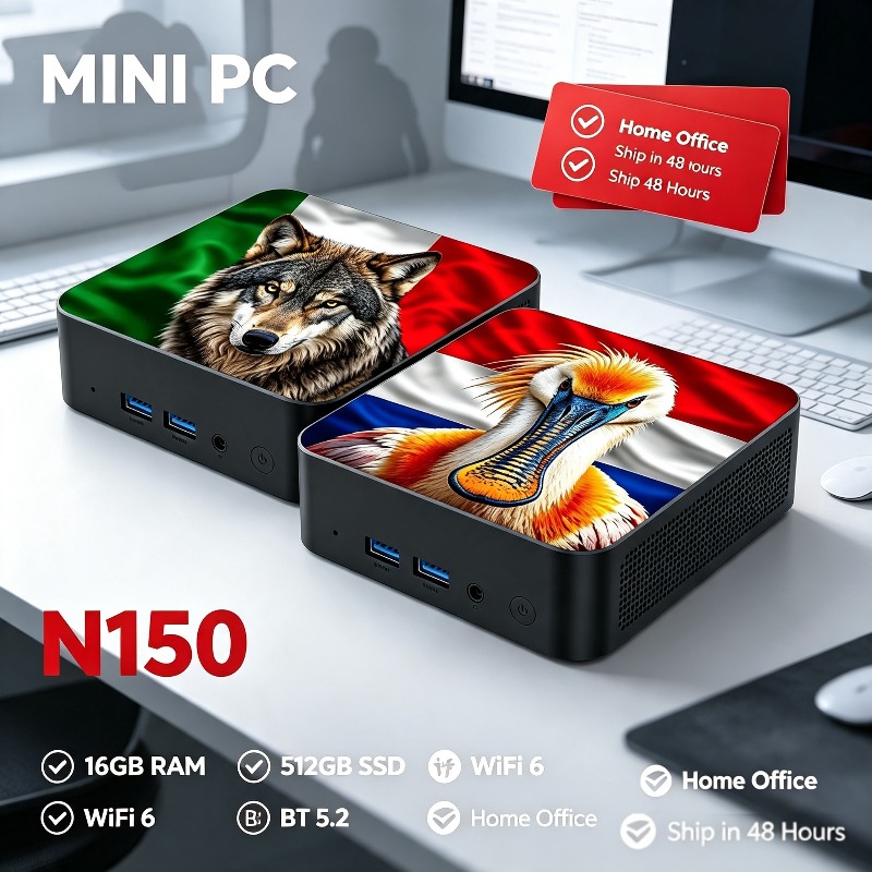 M.2 Ssd - New Mini PC Computer Intel Core