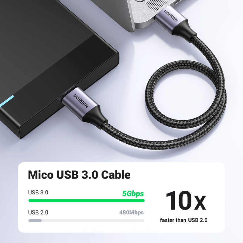 UGREEN Micro B Cable USB 3.0 3 - огляд і ціна Samsung Ssd