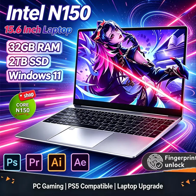 2026 New 15.6' Intel N150 Wind - огляд і ціна Ssd 2Tb