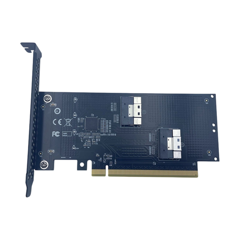 NEW PCIe X16 SFF‑8654 SlimSAS  - огляд і ціна Memory Card Ssd