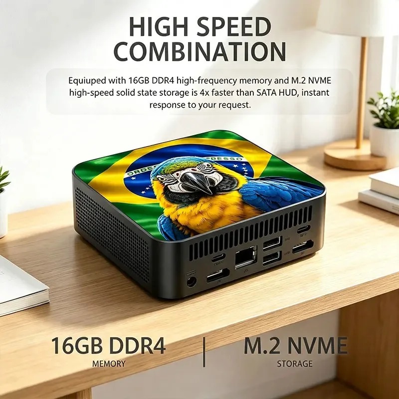 New Powerful Mini PC Computer  - огляд і ціна M.2 Ssd