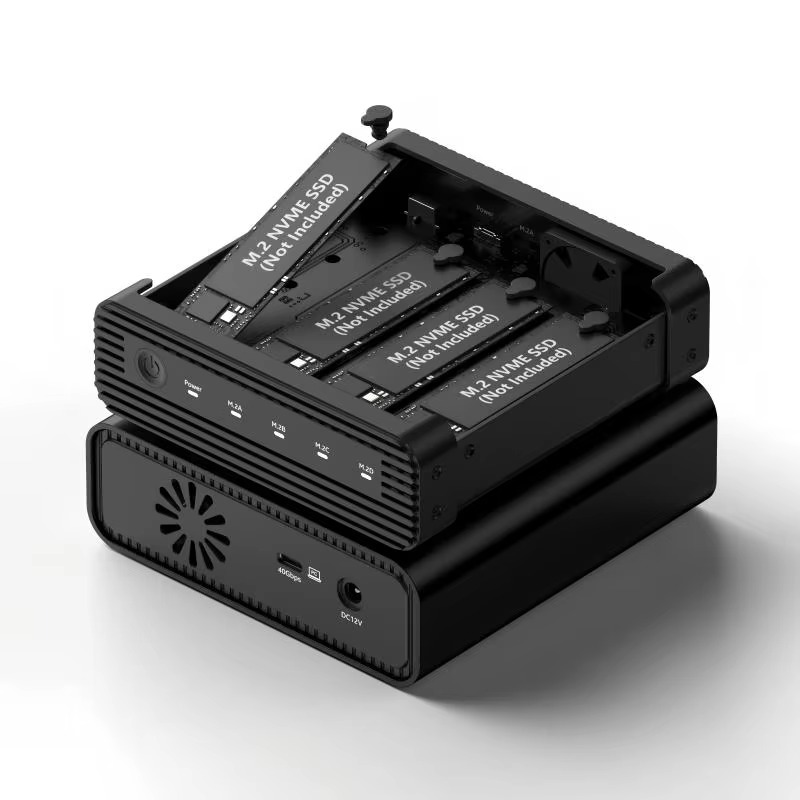 Aluminum M2 4-Bay USB4 Externa - огляд і ціна External Ssd