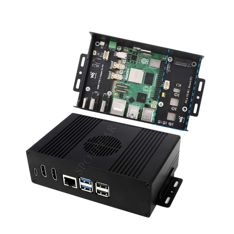 Raspberry Pi 5 Box Case Kit-C  - огляд і ціна Nvme Ssd