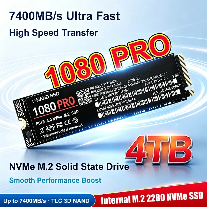 7400MB/s Internal M.2 NVMe SSD - огляд і ціна Ssd 500Gb