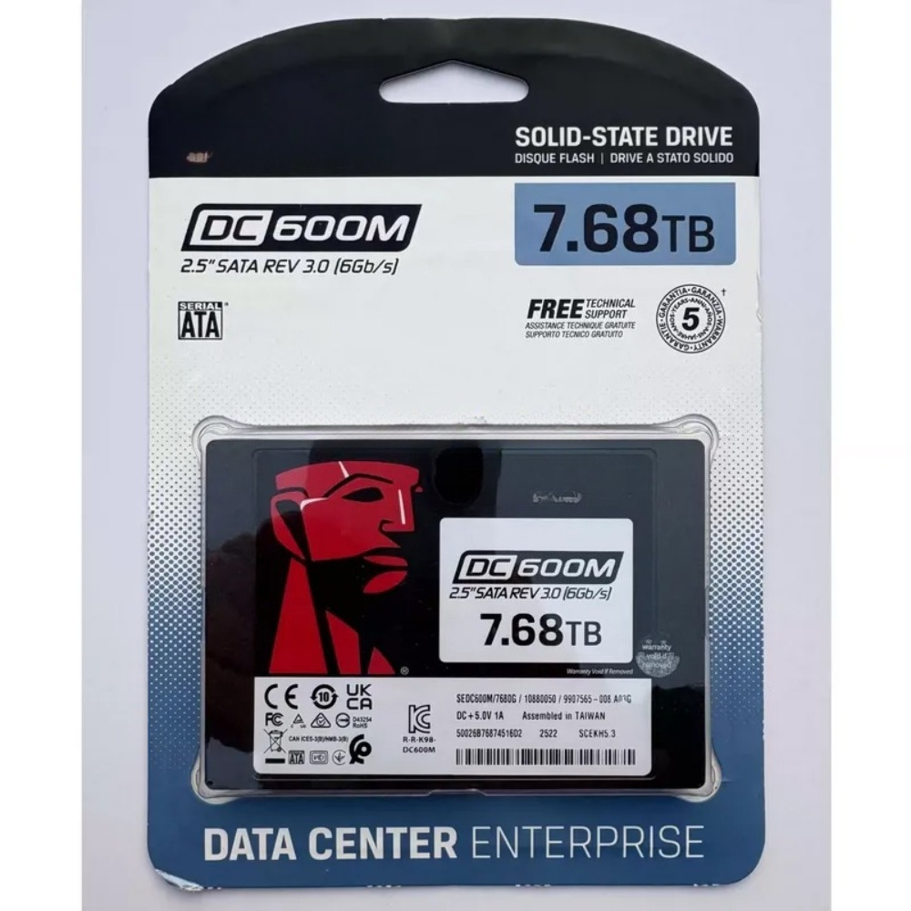 DC600M 3.84T 7.68T Solid State - огляд і ціна Sata Ssd