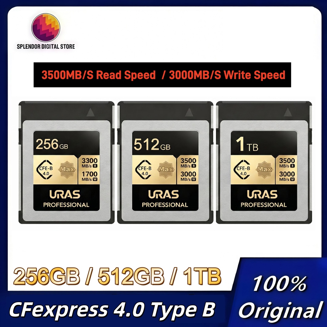 URAS CFexpress 4.0 Type B Memo - огляд і ціна Memory Card Ssd