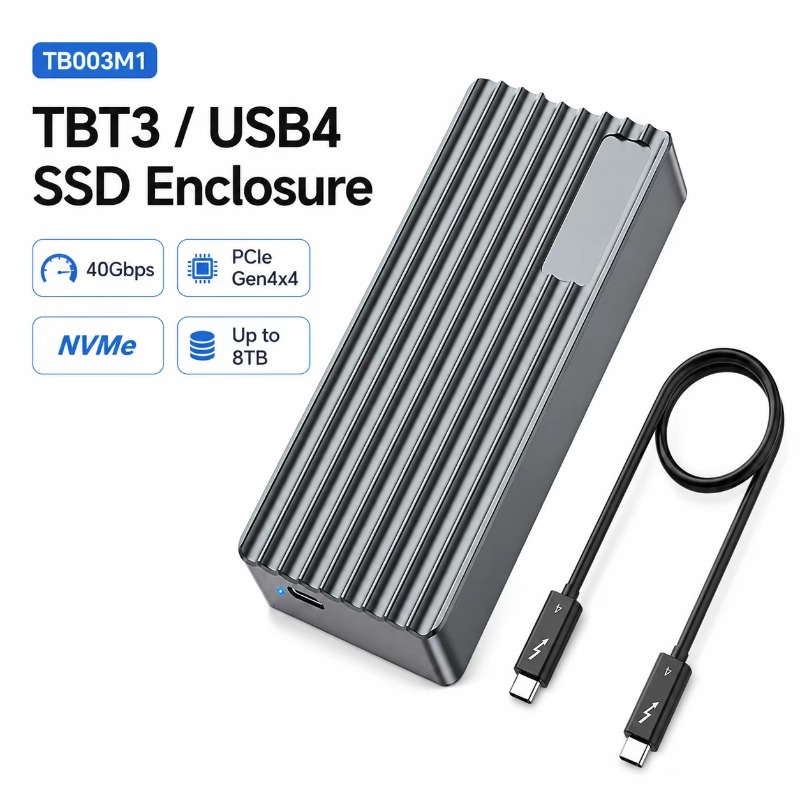 TBT3/USB4 M.2 NVMe SSD Enclosu - огляд і ціна External Ssd
