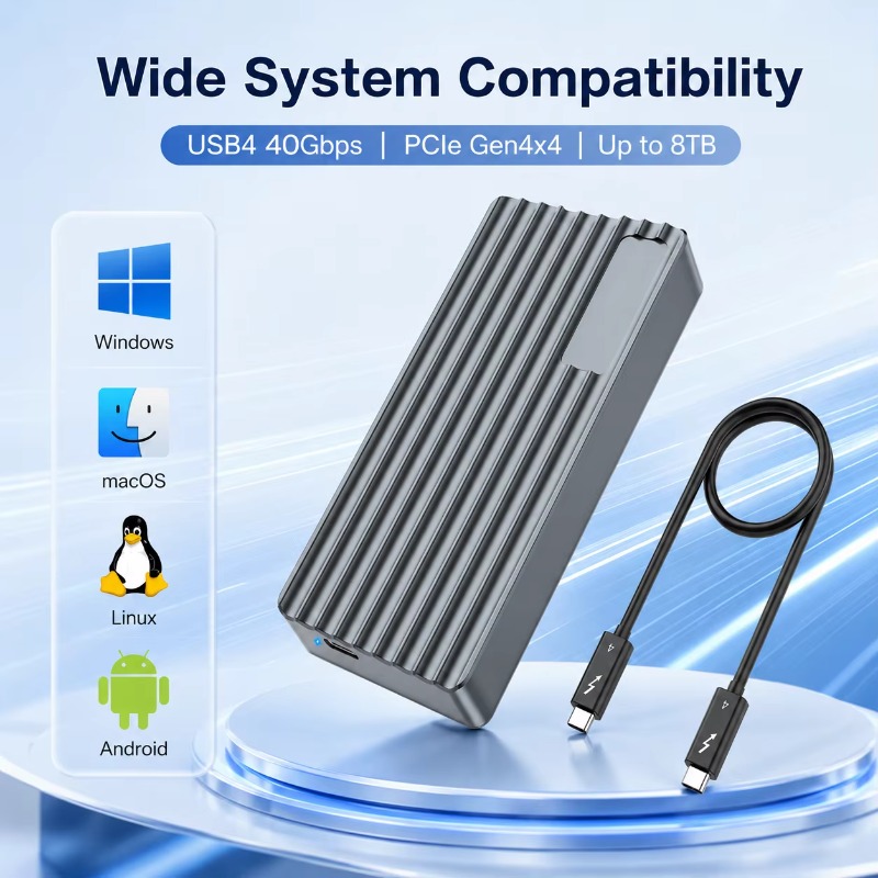 TBT3/USB4 M.2 NVMe SSD Enclosu - огляд і ціна External Ssd