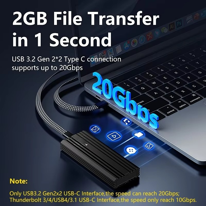 EE1 Aluminum M.2 NVME PCIE Ext - огляд і ціна External Ssd